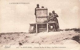 FRANCE - Le Mont Dore - Sommet Du Puy De Sancy - La Table D'orientation - Carte Postale Ancienne - Le Mont Dore