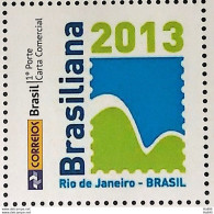 PB 01 Brazil Personalized Stamp Brasiliana Pao De Acucar ECT Old Logo 2013 - Personnalisés