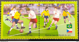C 3286 Brazil Stamp Diplomatic Relations Czech Republic Football 2013 Complete Series - Unused Stamps