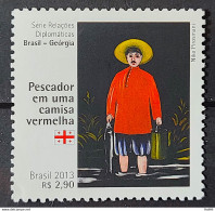 C 3279 Brazil Stamp Diplomatic Relations Georgia Art Painting 2013 - Unused Stamps