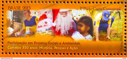 C 3269 Brazil Stamp 350 Years Of Correios 2013 Postal Service Santa Claus Chistmas - Unused Stamps