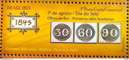 C 3253 Brazil Stamp 350 Years Of Correios 2013 Postal Service Philately - Unused Stamps