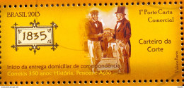 C 3252 Brazil Stamp 350 Years Of Correios 2013 Postal Service Postman - Unused Stamps