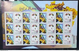 C 2854 Brazil Personalized Stamp Ipe Flag Boituva Drawing 2013 Sheet - Personnalisés
