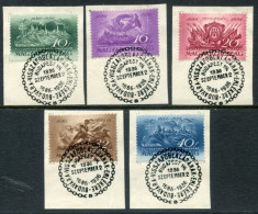 HUNGARY 1936 Liberation Of Buda Used On Pieces.  Michel 538-42 - Gebraucht