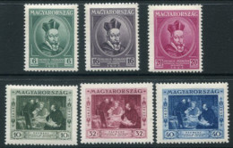 HUNGARY 1935 Budapest University MNH / **.  Michel 522-27 - Neufs