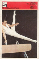 Miroslav Cerar Yugoslavia Gymnastics Trading Card Svijet Sporta - Gymnastiek