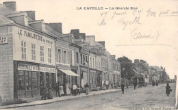 CPA 02 LA CAPELLE / LA GRANDE RUE/ MAGASIN LA FAMILISTERE - Autres & Non Classés