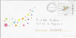 Pap De Service Hors Commerce - Voeux Des Postiers 2009 - Montpellier CTC - Official Stationery