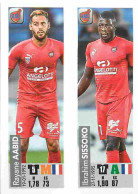 Stickers Panini France Foot 2018-2019 - 522 - AS Béziers - Rayane Aabid / Ibrahim Sissoko - Voir Scans Recto-Verso - Französische Ausgabe