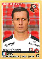 Stickers Panini France Foot 2015-2016 - 387 - Stade Rennais FC - Olivier Sorin - Voir Scans Recto-Verso - Edition Française