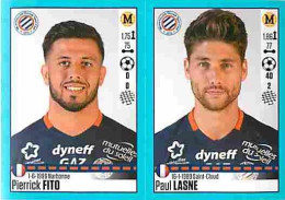 Stickers Panini France Foot 2016-2017 - 536 - Montpellier - Pierrick Fito - Paul Lasne - Voir Scans Recto-Verso - Französische Ausgabe