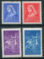 HUNGARY 1932 St.Elizabeth 700th Anniversary MNH / **.  Michel 480-83 - Neufs