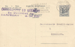Quincaillerie Du Bâtiment Ets Duquene  Dampremy 1958 - Cartas & Documentos