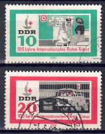 DDR 1963 - Rotes Kreuz, Nr. 956 - 957, Gestempelt / Used - 1950-1970