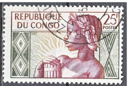 CONGO - Anniversaire De La République - Afgestempeld