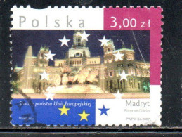 POLONIA POLAND POLSKA 2007 LUXEMBOURG PHILARMONIC BUILDING  3z USATO USED OBLITERE' - Used Stamps