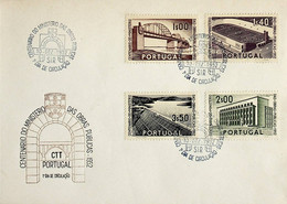 1952 Portugal Centenário Do Ministério Das Obras Públicas - FDC