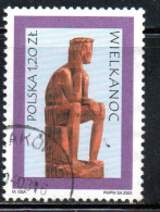 POLONIA POLAND POLSKA 2003 EASTER JESUS SEATED  1.20z USATO USED OBLITERE' - Usati