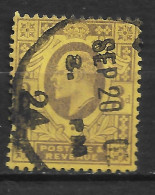 GRANDE  BRETAGNE " N°   111    " Edouard  VII " - Used Stamps