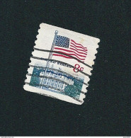 N° 923a Drapeau Et Maison Blanche - Dent. 10 Verticalement   Stamp Etats Unis D' Amérique 1971  Timbre USA - Used Stamps