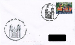 SPAIN. POSTMARK. SANTA MARIA DARBO CHURCH. CANGAS. 2023 - Other & Unclassified