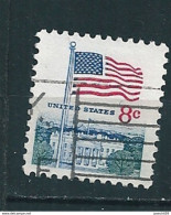 N° 923 Drapeau Et Maison Blanche   Etats-Unis (1961)  USA  United States - Used Stamps