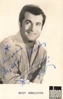 Rudy HIRIGOYEN * Carte Photo Dédicace Autographe Signature * Chanteur Lyrique Basque Français Né Mendionde * Opéra - Oper