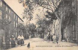 CPA 11 RIEUX MINERVOIS / AVENUE DE LA REDORTE - Other & Unclassified