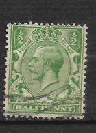GRANDE  BRETAGNE " N°   139  " GEORGE V " - Used Stamps