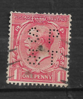 GRANDE  BRETAGNE " N°   140  " GEORGE V " - Used Stamps
