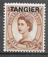 Bureaux Anglais : Tanger : Elisabeth II : N°62 Chez YT. - Morocco Agencies / Tangier (...-1958)