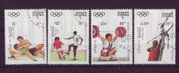 Asie - Cambodge - 1992 - Jeux Olympiques De Barcelone - 4 Timbres Différents - 6300 - Kambodscha