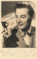 Jean TISSIER * Carte Photo Dédicace Autographe Signature * Acteur Français Né à Paris * Mickey Walt Disney * Cinéma - Actors