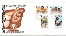 SEYCHELLES FDC 1979  ANNEE INTERNATIONALE DE L'ENFANT - Seychelles (1976-...)