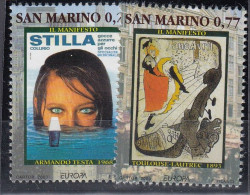 SAN MARINO  2085-2086, Postfrisch **, Europa CEPT: Plakatkunst, 2003 - Ongebruikt