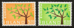 Islande 1962 N° Y&T : 319 Et 320 * - Unused Stamps