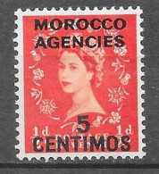 Bureaux Anglais : Tous Les Bureaux : Elisabeth II : N°95 Chez YT. - Morocco Agencies / Tangier (...-1958)