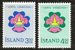 Islande 1964 N° Y&T : 333 Et 334 * - Ongebruikt