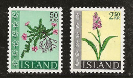 Islande 1968 N° Y&T : 370 Et 371 * - Ongebruikt