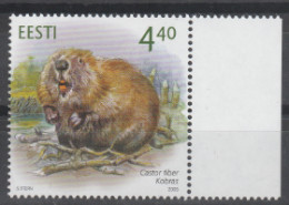 Estonia - 2005 Estonian Fauna - Beaver. MNH** - Estland