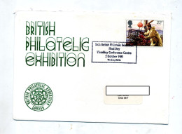 Lettre Cachet Wembley Dernier Jour Expo Londres - Covers & Documents