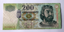 HUNGARY - 200 FORINT - 2002 - P 187b - CIRC - BANKNOTES - PAPER MONEY - CARTAMONETA - - Hongrie