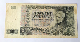 AUSTRIA - 100 SHILLING - 1954 - P 133 - CIRC - BANKNOTES - PAPER MONEY - CARTAMONETA - - Oesterreich