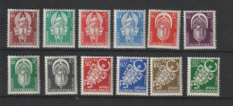 AOF 1958 Service 1-12 12 Val ** MNH - Nuevos