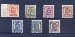 Reeks 31 (PRE553/PRE559) Postgaaf ** MNH Prachtig - Typografisch 1936-51 (Klein Staatswapen)