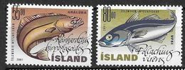 Islande 2001 N°906/907 Neufs** Poissons - Unused Stamps