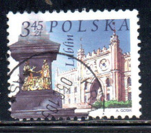 POLONIA POLAND POLSKA 2004 CITY UNION MONUMENT LUBLIC CASTLE PALACE  1.20z USATO USED OBLITERE' - Gebraucht