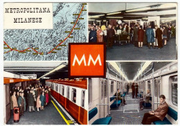 MILANO - METROPOLITANA MILANESE - 1966 - Subway