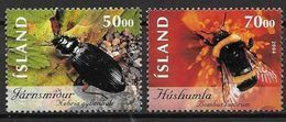 Islande 2004 N°1003/1004 Neufs** Insectes - Ungebraucht